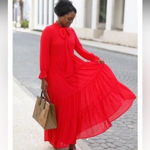 DAINTY JEWELLS red maxi dress XXL